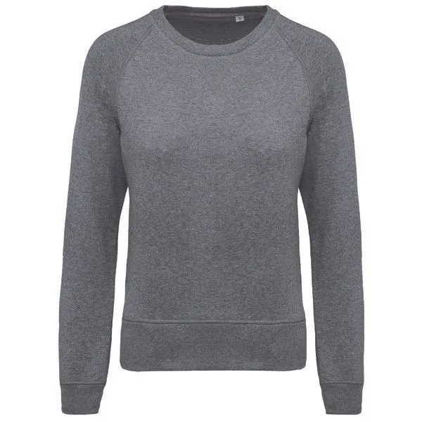 Greenspired Greenspired Damen Bio Raglan Sweatshirt 300g/m² XS - XXL, Melange grau, – Produktbild 1 von 1