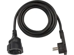 Brennenstuhl brennenstuhl Verlängerungskabel mit Flachstecker, schwarz, 3 m – Produktbild 1 von 1
