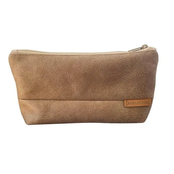 BOWLEANIES TASCHEN BOWLEANIES TASCHEN Kulturbeutel aus Lederfaserstoff, Hellbraun, – Produktbild 6 von 7