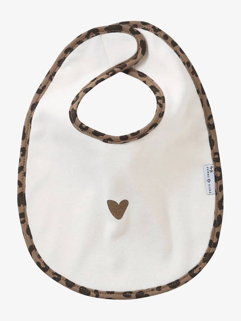 Envie De Fraise 7er-Pack Lätzchen mit Leo-Print für Baby ENVIE DE FRAISE, Beige, – Produktbild 3 von 4