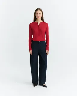 thinking mu Thinking MU Damen vegan Hose Marissa Barrel Marineblau – Produktbild 1 von 1