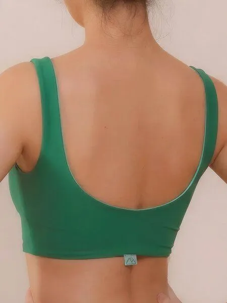 nice to meet me nice to meet me Wave Top . Wendbares Bikinioberteil, Mint / green tea, – Produktbild 5 von 5