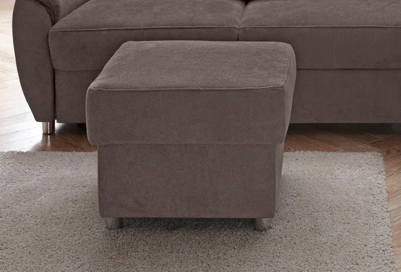sit&more Hocker Sonoma, mit Stauraumfach, Braun, – Produktbild 2 von 7