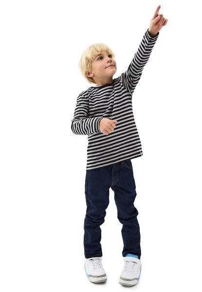 Band of Rascals Band of Rascals Striped Longsleeve, Navy, – Produktbild 3 von 4