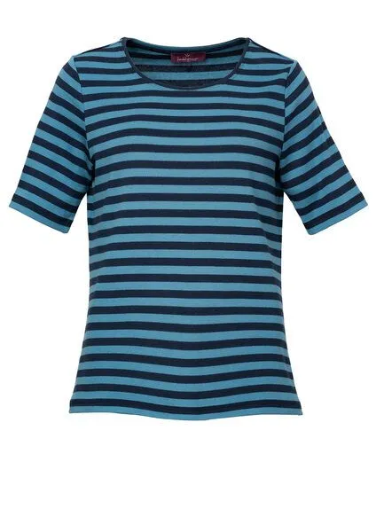 Heidekönigin Heidekönigin Halbarmshirt Ringel, Blau (denim), – Produktbild 2 von 2