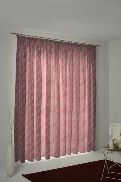 Nature by Adam Nature by Adam Vorhang aus 100% Bio-Baumwolle - Made in Germany - Argentinian Criolla, Rot, – Produktbild 7 von 7