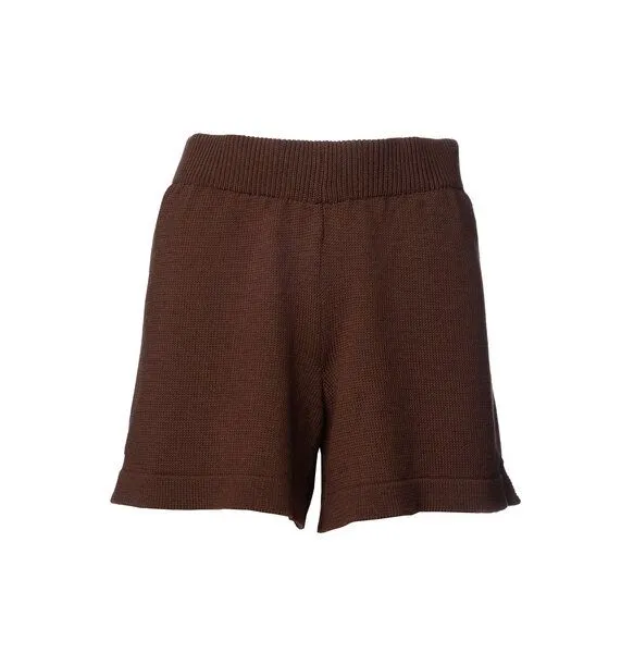 Kopyto Kopyto NANDU RWS – gestrickte kurze Damen-Shorts, Braun, – Produktbild 1 von 4