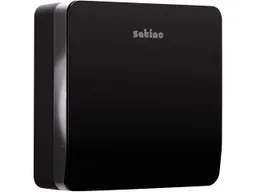 Satino Satino Toilettenpapier-Spender Jumbo L "HYGINITY" mit Restrollenfunktion, schwarz – Produktbild 1 von 1