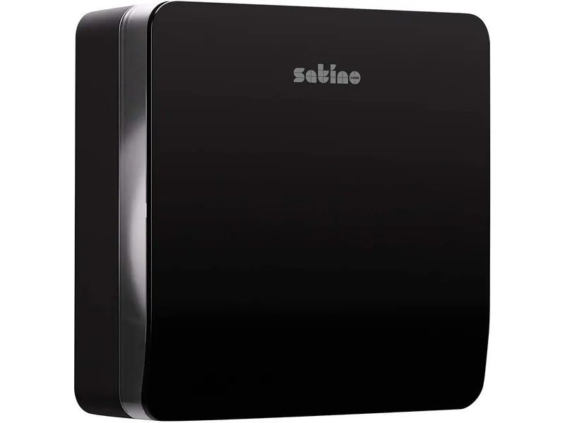 Satino Satino Toilettenpapier-Spender Jumbo L "HYGINITY" mit Restrollenfunktion, Schwarz, – Produktbild 1 von 1
