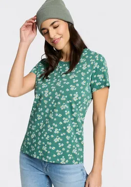 ragwear ragwear Kurzarmshirt MINTTA FLOWER O mit sommerlichem Print – Produktbild 1 von 1