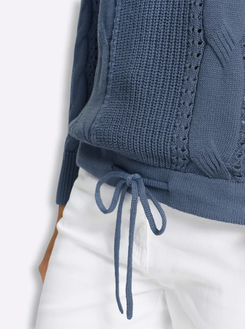 Witt Stehkragenpullover rauchblau, Rauchblau, – Produktbild 2 von 2