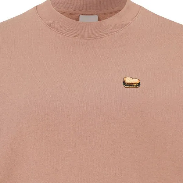 Iriedaily Iriedaily Burger Love Crewneck, Cedar rose (rosa), – Produktbild 2 von 3