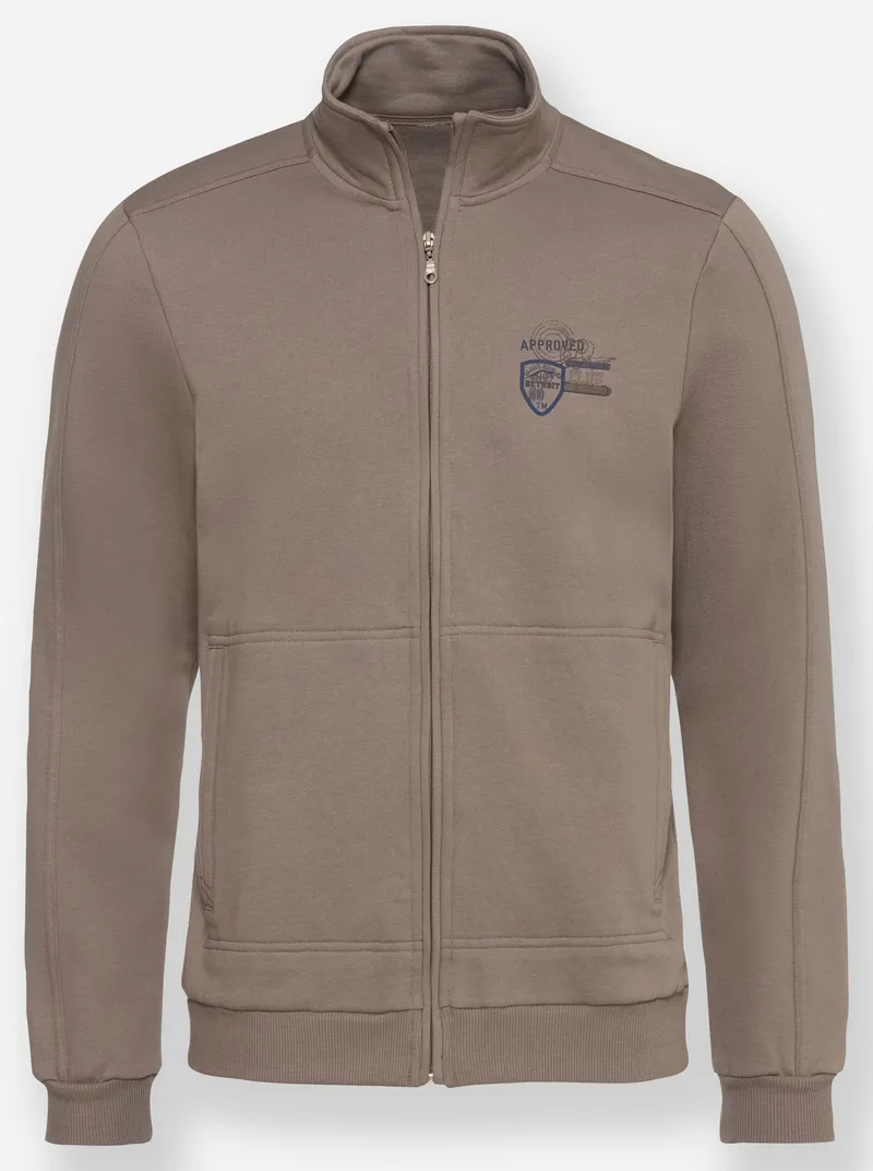 Catamaran Sweatjacke, Taupe, – Produktbild 1 von 2