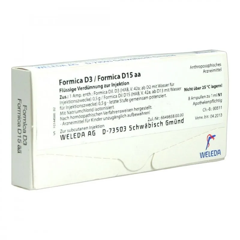 Weleda Formica D3 / Formica D15 aa Ampullen – Produktbild 1 von 2