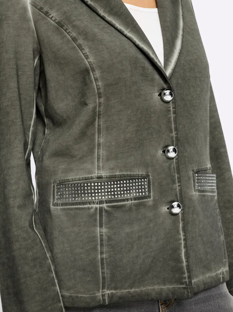 heine Sweatblazer, Khaki, – Produktbild 2 von 2