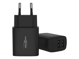 Ansmann Ansmann USB-Ladegerät "Home Charger HC212", 2,4 A, 12 W, 2x USB-A, schwarz – Produktbild 1 von 1