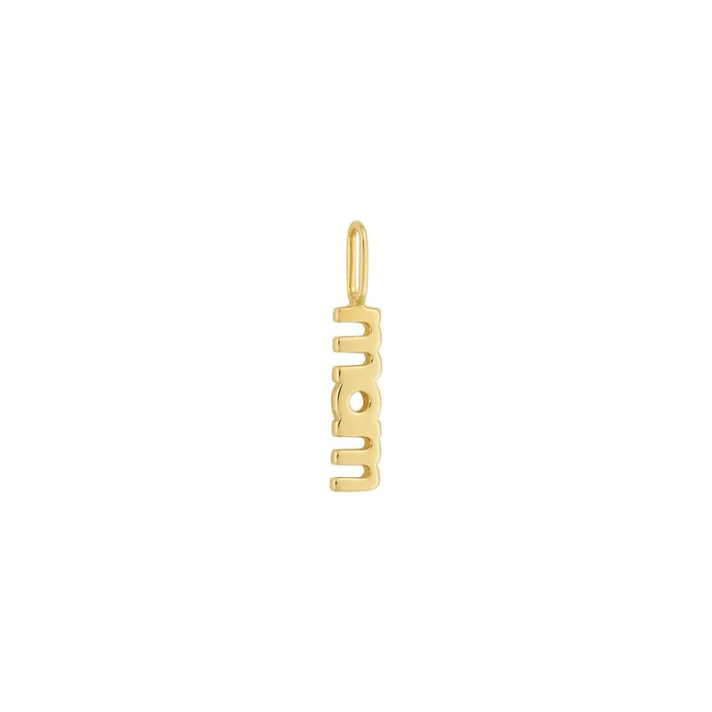 Design Letters Vocabulary charm, vergoldet - MOM – Produktbild 1 von 1