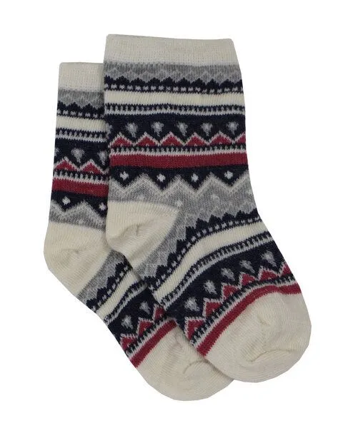 grödo Grödo Baby Bio Socken Schurwolle (kbT) Baumwolle (Bio) Elasthan, Naturgraumeliert-rohweiß, – Produktbild 1 von 1