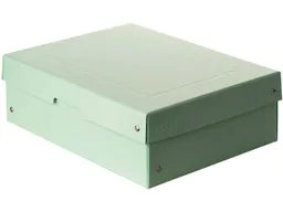 Falken Falken Aufbewahrungsbox "PURE Box" Pastell, DIN A4, 100 mm Höhe, grün – Produktbild 1 von 1