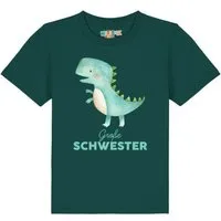 watabout kids watabout.kids T-Shirt Kinder Dinosaurier 03 Große Schwester, Glazed green, – Produktbild 1 von 1