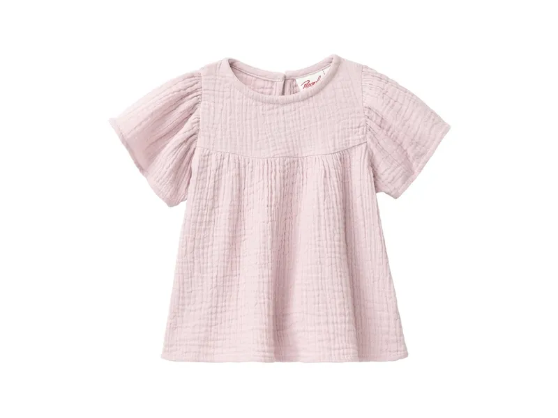People Wear Organic People Wear Organic Musselin-Bluse blass violett Gr. 74/80, Lila, – Produktbild 1 von 2