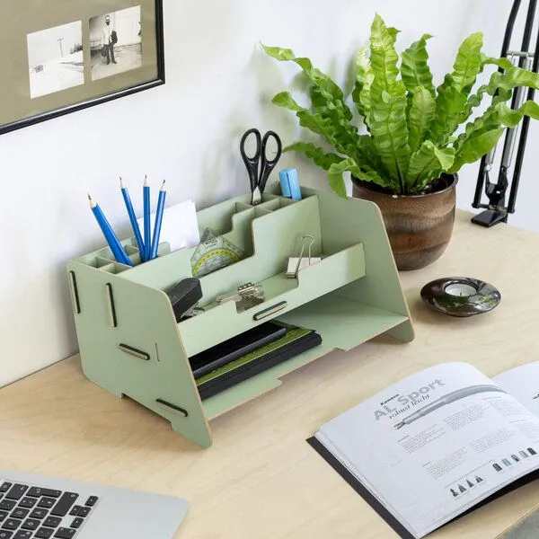 WERKHAUS WERKHAUS Schreibtisch-Organizer Basic, Jadegrün, – Produktbild 2 von 4