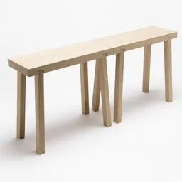 Side by Side Hocker Bank Schemel (side by side) – Produktbild 1 von 1