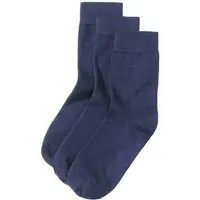 hessnatur hessnatur Socke im 3er- Pack aus Bio-Baumwolle, Marine, – Produktbild 2 von 2