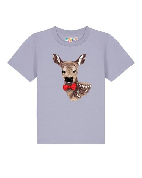 watabout.kids watabout.kids T-Shirt Kinder Rehkitz, Lavender, – Produktbild 1 von 3