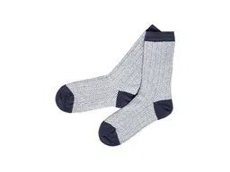 grödo Damen-Herrensocken marine-weiß Gr.43-46 – Produktbild 1 von 1