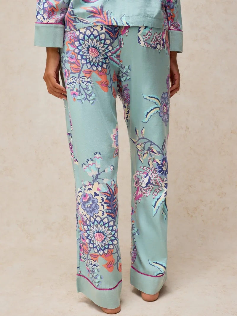 White Stuff White Stuff Pyjamahose Nina, Blau print, – Produktbild 4 von 4