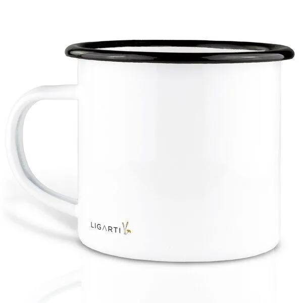 LIGARTI Emaille Tasse – Bärenfreunde – LIGARTI Tiermanufaktur – Produktbild 2 von 4