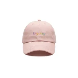 hey hey studios hey hey studios Unisex Cap „Rainbow 2.0“ powder pink aus Bio-Baumwolle – Produktbild 1 von 1