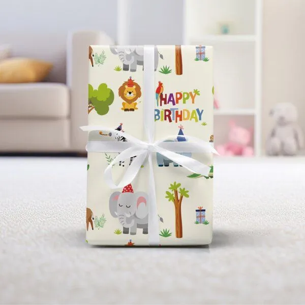 Fines Papeterie Fines Papeterie Geschenkpapier BIRTDAY Edition für Kinder 3m auf Rolle 300x47 cm verschiedene Motive – Produktbild 3 von 8