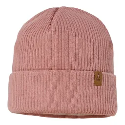 Maximo Baby und Kinder Beanie mit Umschlag Bio-Baumwolle Strick ash rose Gr. 53 – Produktbild 1 von 1