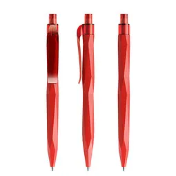 prodir prodir® Druckkugelschreiber QS20 PMT Push, blaue Mine, rot – Produktbild 1 von 1
