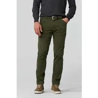 Meyer MEYER Flammé Double-Dyed Baumwoll-Chino, Grün (opal), – Produktbild 2 von 5