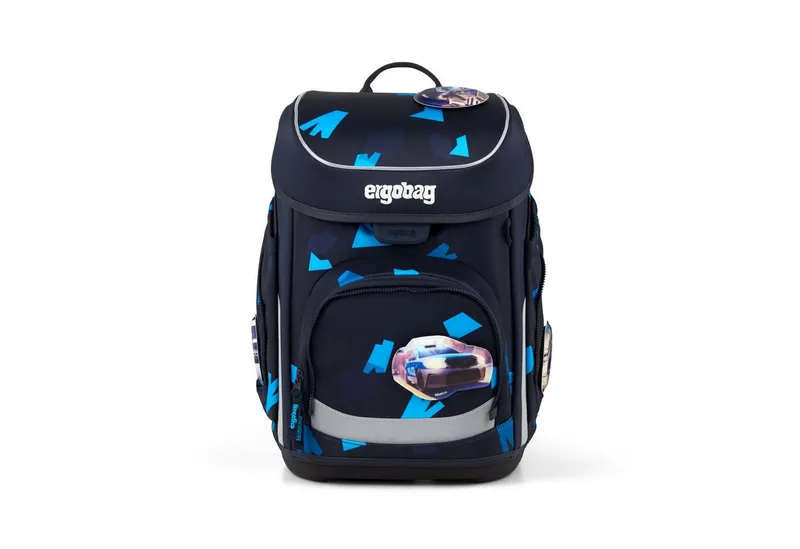 Ergobag Ergobag Schulranzen Schulranzen-Set CUBO VerfolgBärjagd 5-teilig, 25/26 (5-teilig), ergonomisch, höhenverstellbar, Your-Size-System, ab 1. Klasse, Blau, – Produktbild 3 von 5