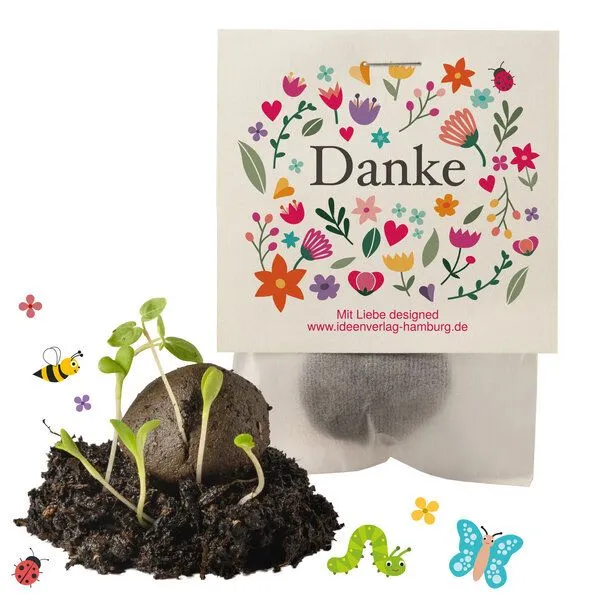 Ideenverlag Hamburg Ideenverlag Hamburg 10x Danke Samenbomben – Produktbild 3 von 4