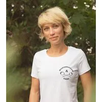 päfjes Marshmallow Gang - Brust Motiv - päfjes Fair Wear Frauen T-Shirt - White – Produktbild 1 von 1