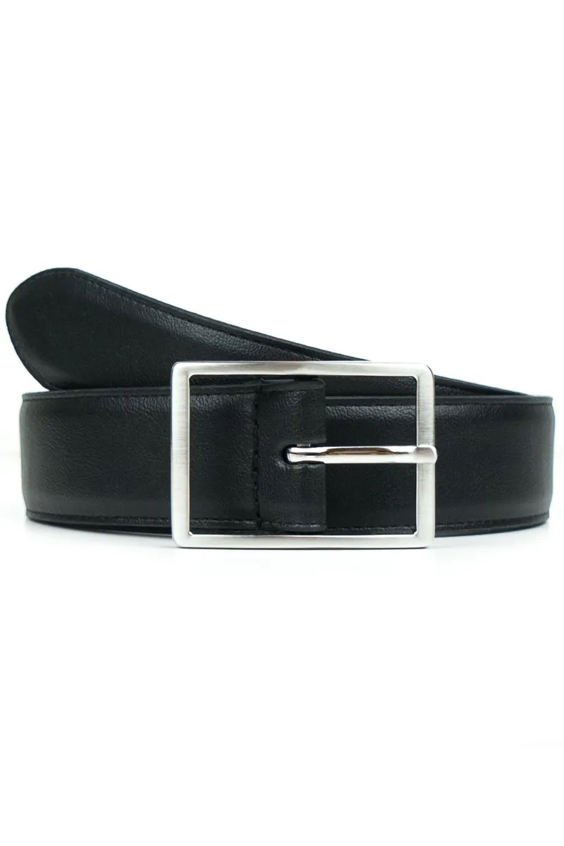 Will's Vegan Store Will's Vegan Store Herren vegan Gürtel Geometrisch 3,5cm Schwarz, Schwarz, – Produktbild 1 von 2