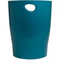 Exacompta 8 Exacompta Papierkörbe Ecobin "NeoDeco", 15 l, blaugrün – Produktbild 1 von 1
