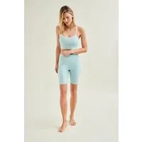 Wellicious Wellicious New Yoga Shorts - High Waist, Sea green, – Produktbild 1 von 1