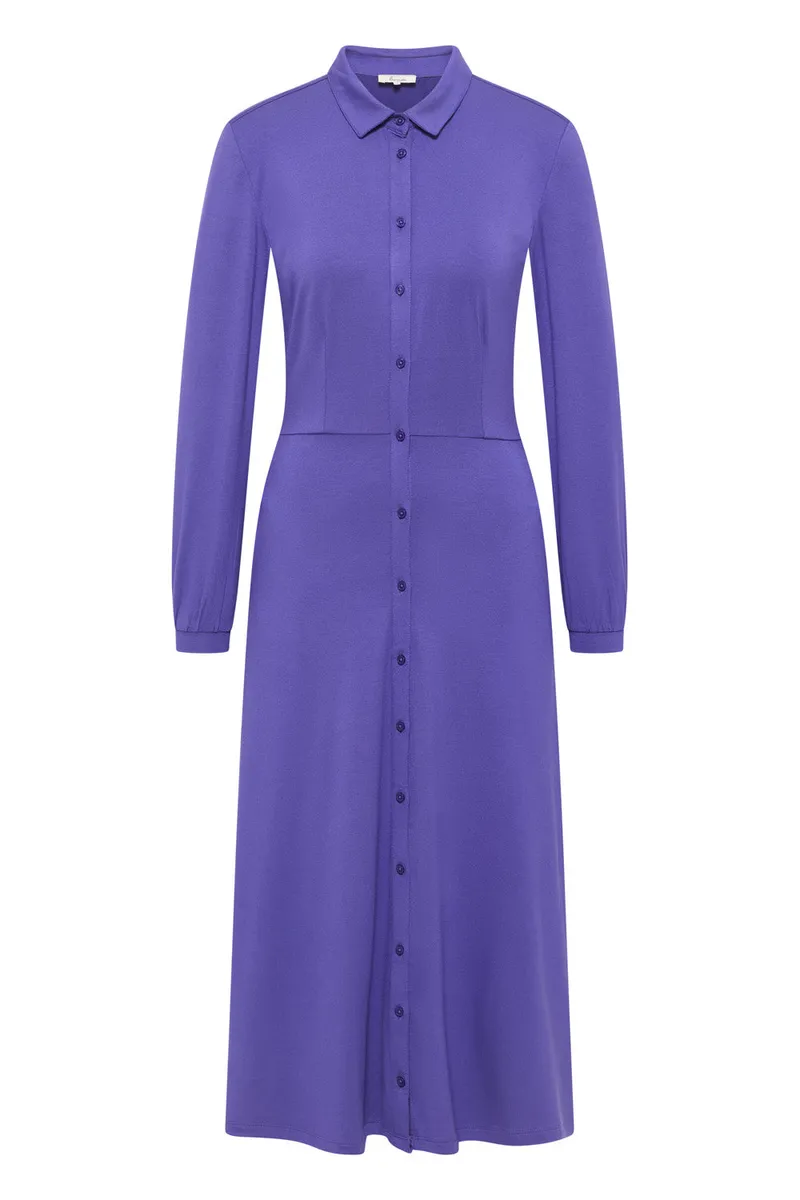 Tranquillo Langes EcoVero™-Kleid - grape / M – Produktbild 1 von 1
