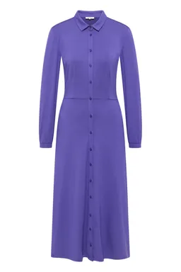 Tranquillo Langes EcoVero™-Kleid - grape / M – Produktbild 1 von 1