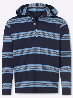 Catamaran Kapuzenshirt marine-gestreift – Produktbild 1 von 1