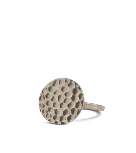 ting goods ting goods Ring gehämmert, Messing oder Sterling Silber – Produktbild 1 von 6