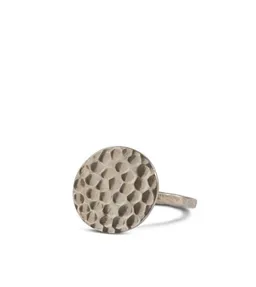 ting goods ting goods Ring gehämmert, Messing oder Sterling Silber – Produktbild 1 von 1