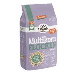 Bauck Mühle Getreide Flocken - 5-Korn glutenfrei 475g – Produktbild 1 von 1