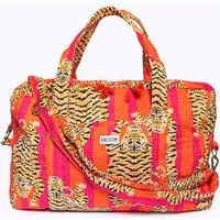 KIKOONI KIKOONI handgefertigte große Reisetasche " TRAVELER BAG ", Poppy tiger, – Produktbild 1 von 1